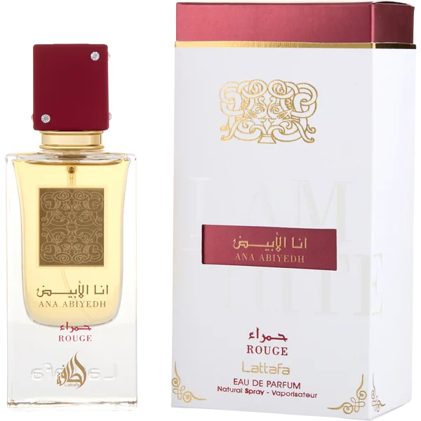 Lattafa Ana Abiyedh Rouge Eau De Parfum Spray 2 oz