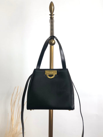 CELINE Horse Bit Two-way Handbag Shoulder bag Black New 1:1 my57ac