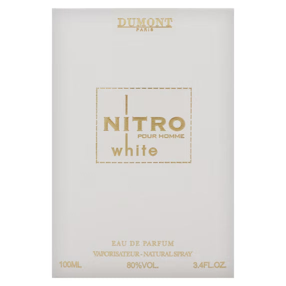 Dumont Men's Nitro White EDP Spray 3.4 oz Fragrances 100ml Perfume