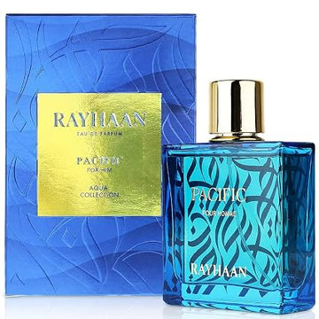 Rayhaan Men's Pacific EDP Spray 3.38 oz Fragrances 100ml Perfume