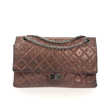 Top Quality Chanel 2.55 Shoulder Bag in Metallic Leather