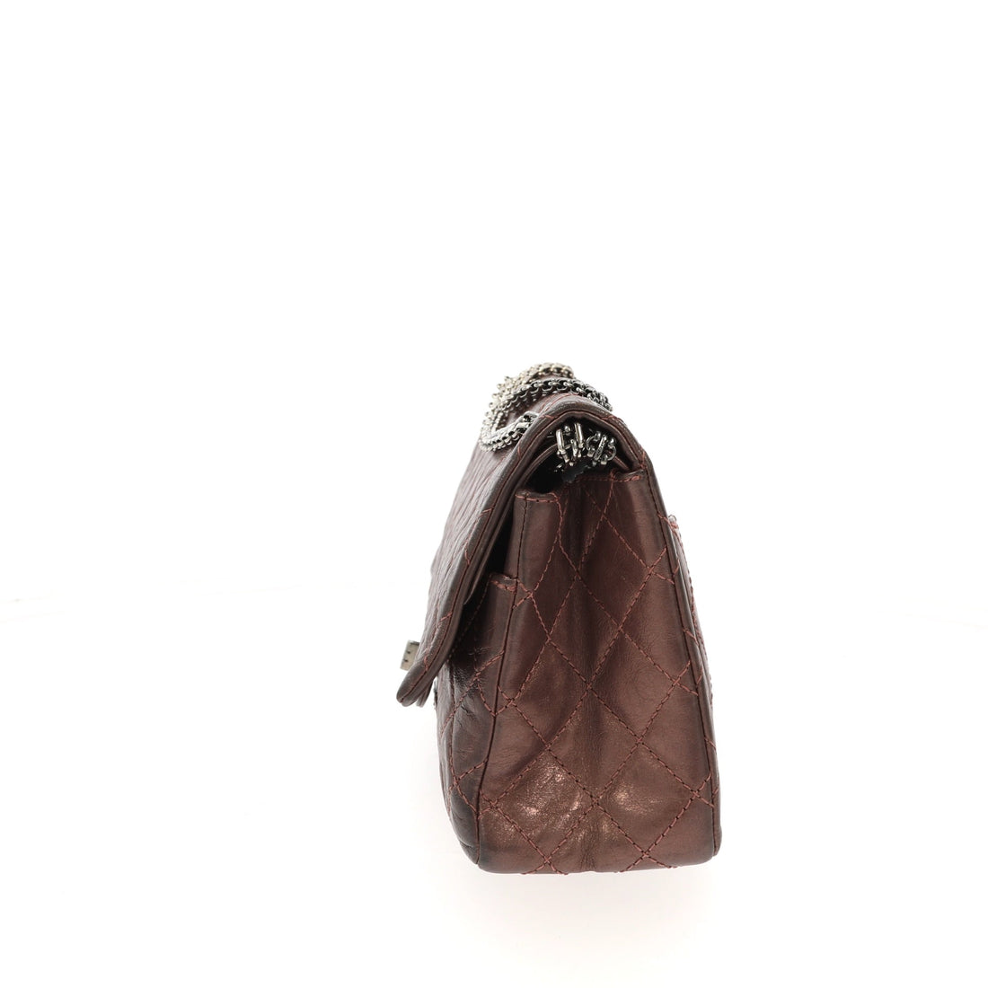 Top Quality Chanel 2.55 Shoulder Bag in Metallic Leather