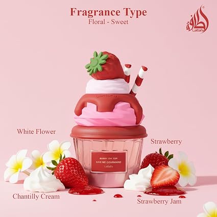 Lattafa Berry On Top Give Me Gourmand Collection - 75 ML Perfume