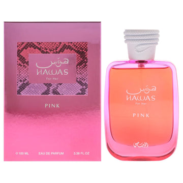 Rasasi Ladies Hawas Pink EDP Spray 3.4 oz Fragrances