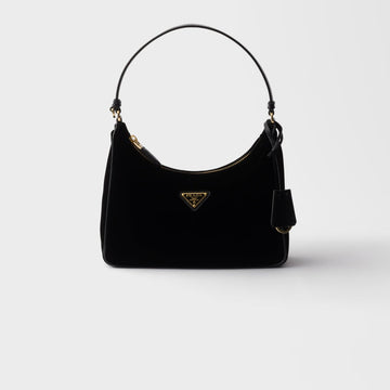 Prada Re-Edition 2005 velvet and Saffiano mini bag
