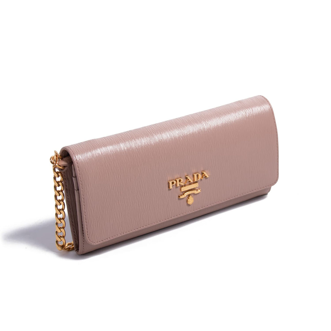 Prada Saffiano Leather Wallet on Chain