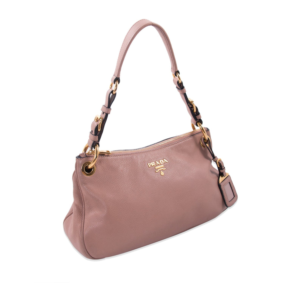 Prada Vitello Daino Small Hobo Bag