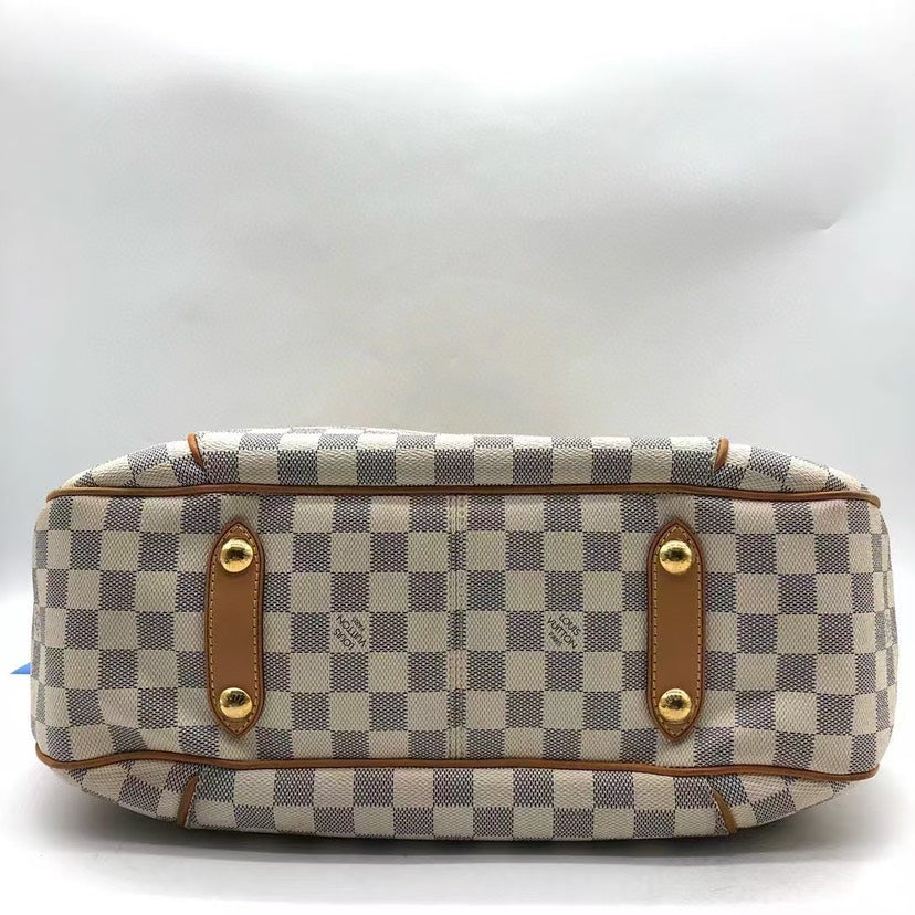 Louis Vuitton Hampstead MM Damier Azur Canvas Shoulder Bag