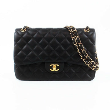 Top Quality Chanel CF Classic Flap Jumbo Black Lambskin Bag 2019