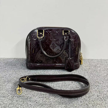 Louis Vuitton Alma BB Patent Leather Bag Cherry Mini HandBag