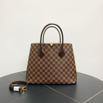 Louis Vuitton Damier Ebene Canvas Two-Way Bag Brown 35