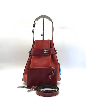 Louis Vuitton Epi Leather Red Bucket Bag