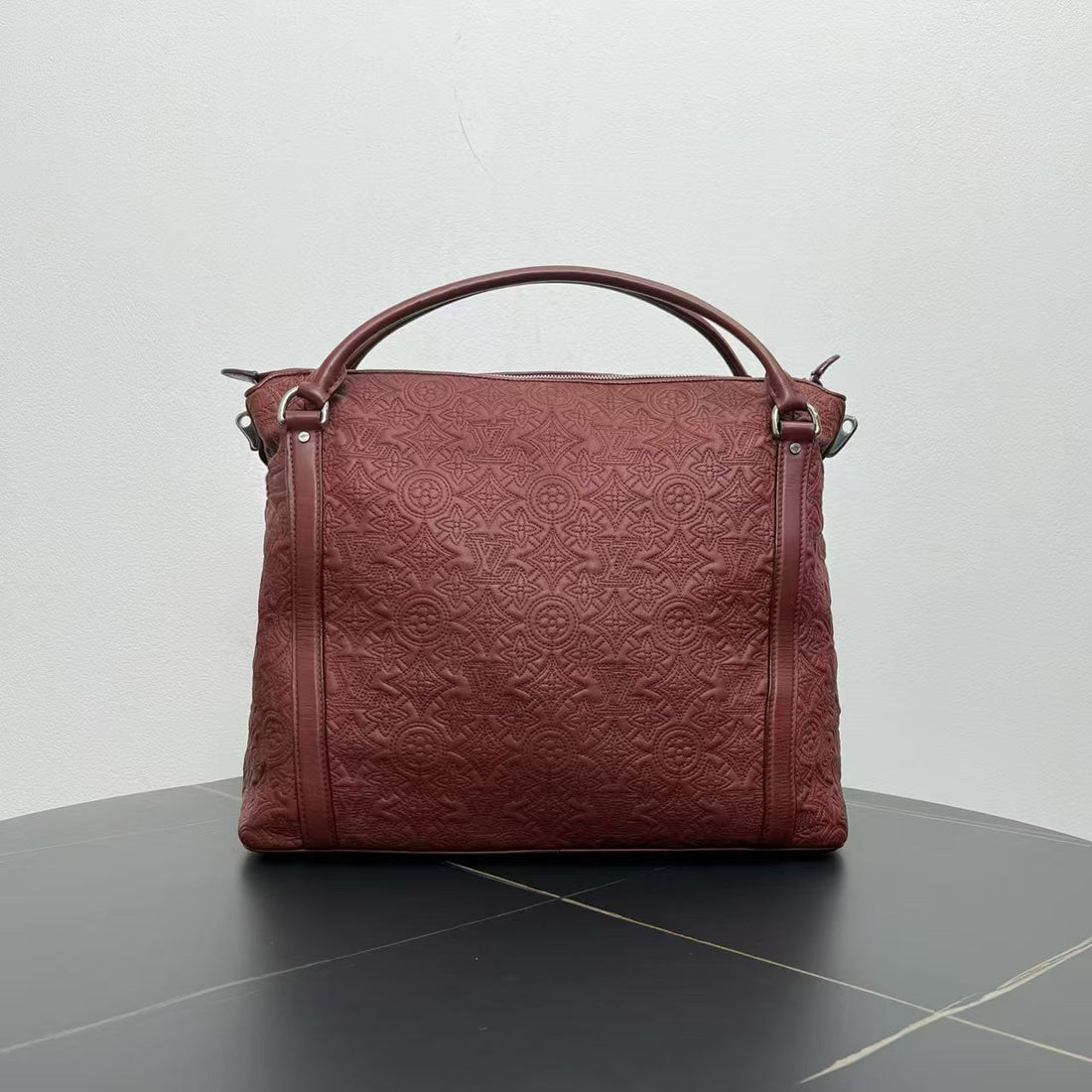 Louis Vuitton Two-Way Bag38 Monogram Leather Brown 38cm