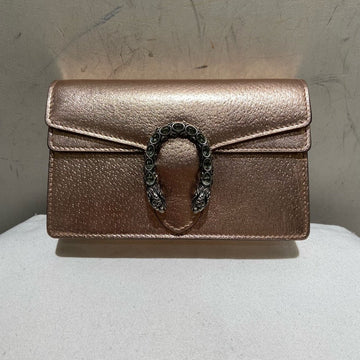 Gucci Dionysus Metallic Rose Super Mini Bag
