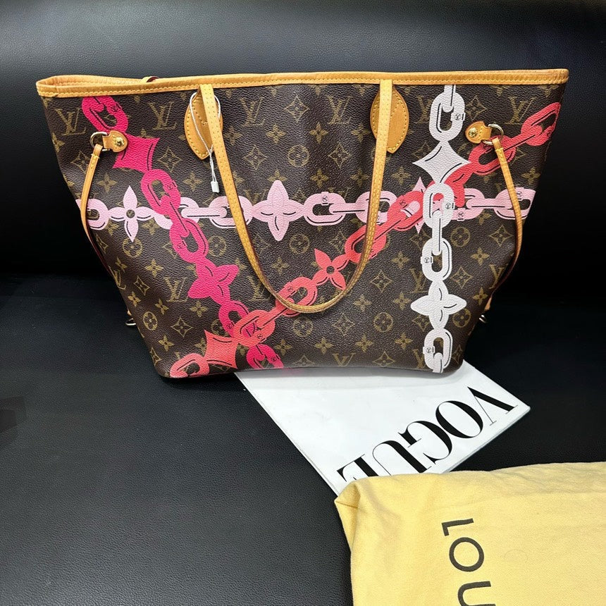 Louis Vuitton Tanabata Limited Mother Child Tote Bag 32cm Multicolor