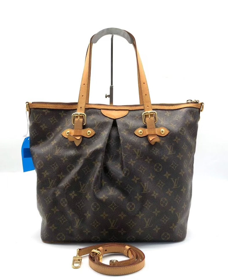 Louis Vuitton Monogram Canvas Tote Bag Brown Large