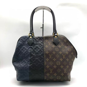 Louis Vuitton Monogram Canvas Handbag Brown Large