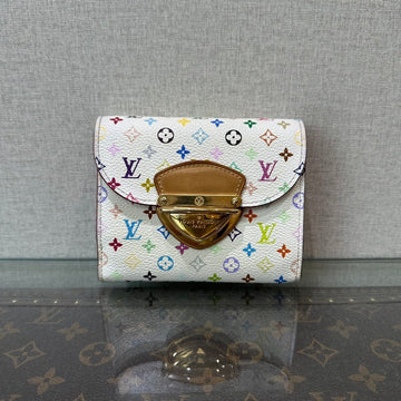 Louis Vuitton Multicolor Compact Wallet White
