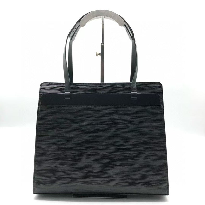 Louis Vuitton Epi Leather Black Handbag Medium Size