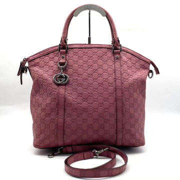 Gucci Pink Two-Way Bag Medium Size
