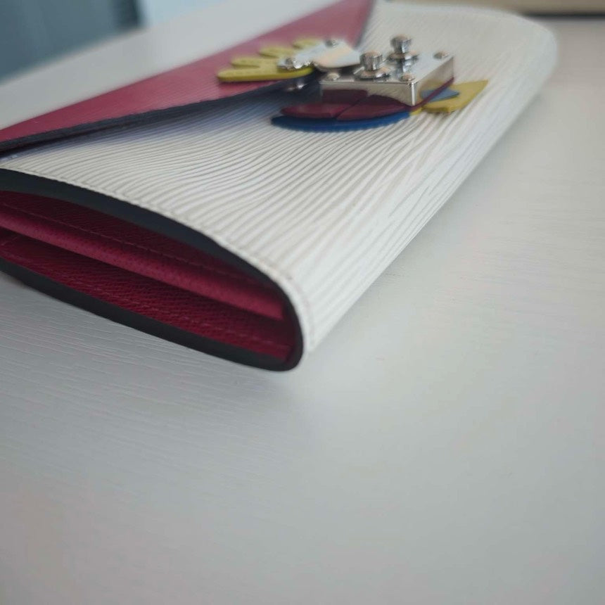 Louis Vuitton Twist Epi Multicolor Wallet with Box