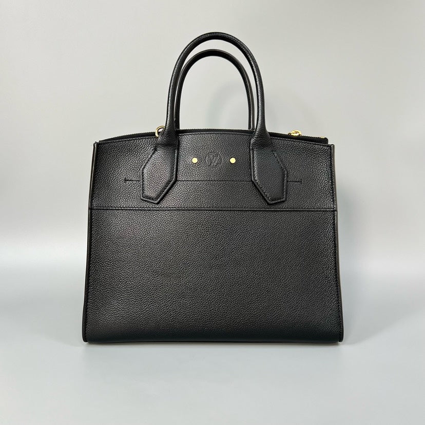Louis Vuitton City Streamer Medium Black Handbag
