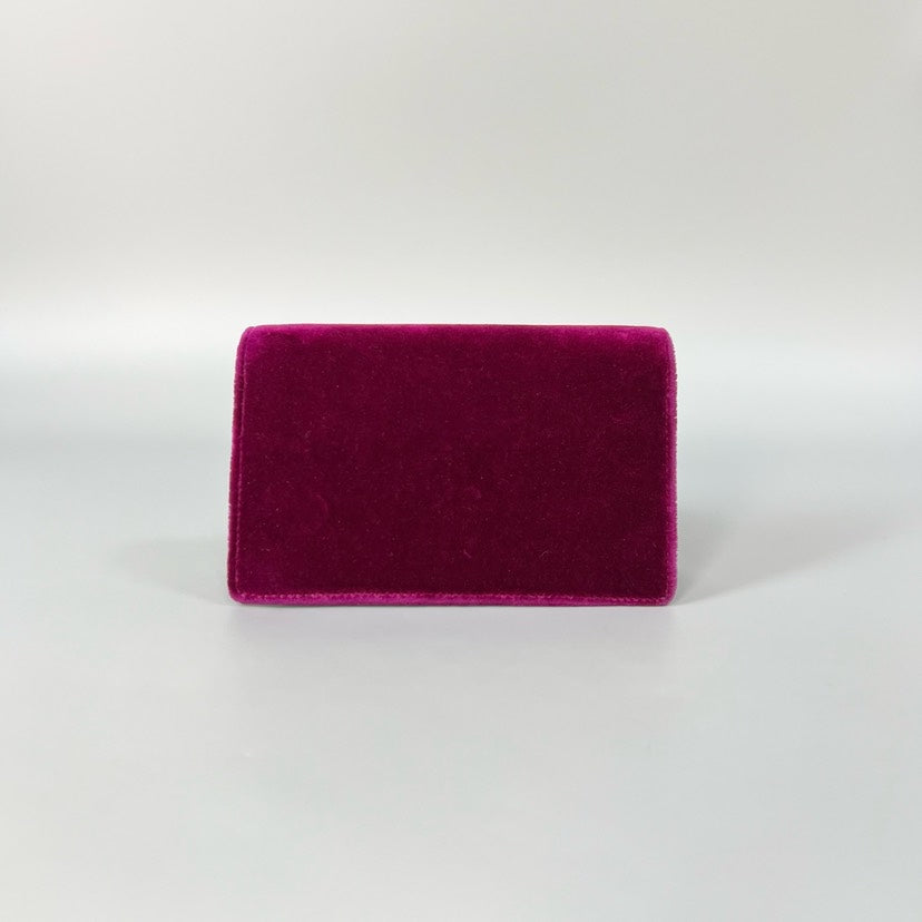 Gucci Dionysus Mini Velvet Purple Shoulder Bag 16x10cm