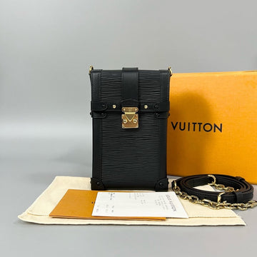 Louis Vuitton Trunk Vertical Phone Bag Black