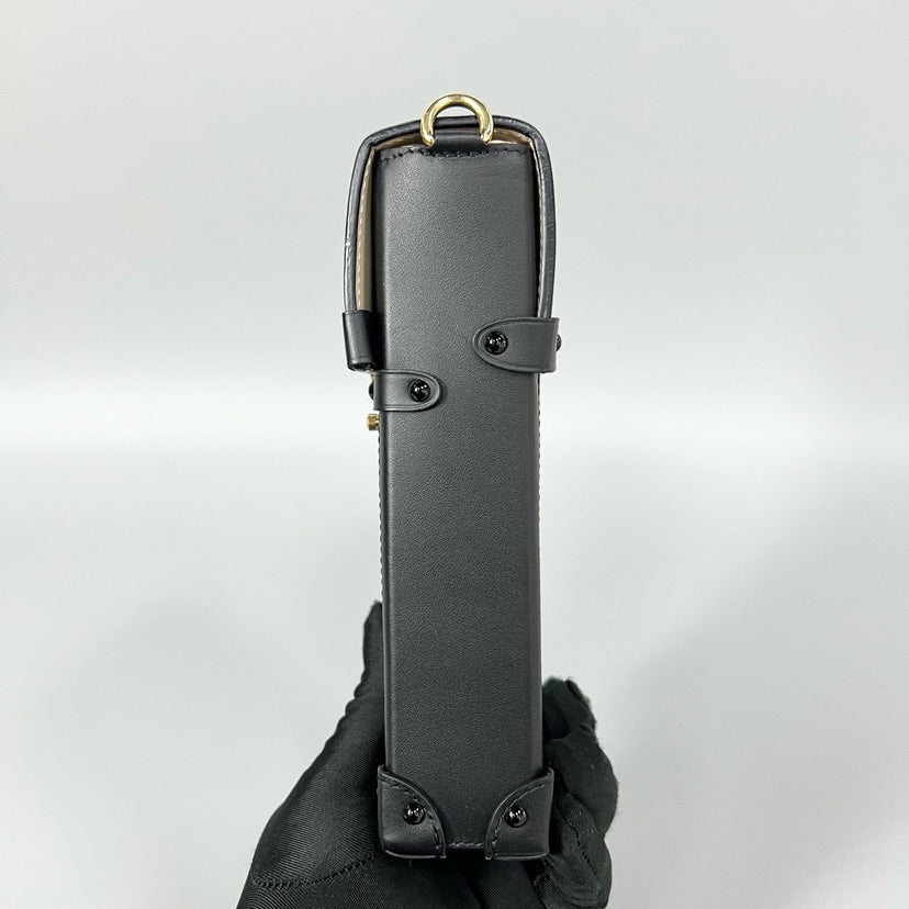 Louis Vuitton Trunk Vertical Phone Bag Black