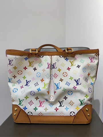 Louis Vuitton Murakami Multicolor Canvas Shopping Bag