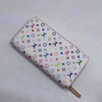 Louis Vuitton Multicolor White Monogram Zip Around Wallet