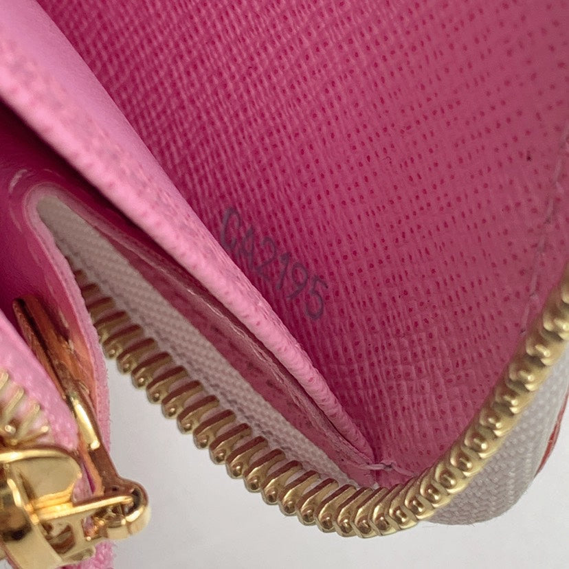 Louis Vuitton Multicolor White Monogram Zip Around Wallet