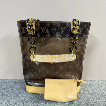 Louis Vuitton Monogram Brown PVC Bucket Bag Large