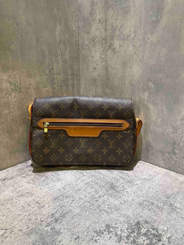 Louis Vuitton Monogram Canvas Crossbody  Brown Medium