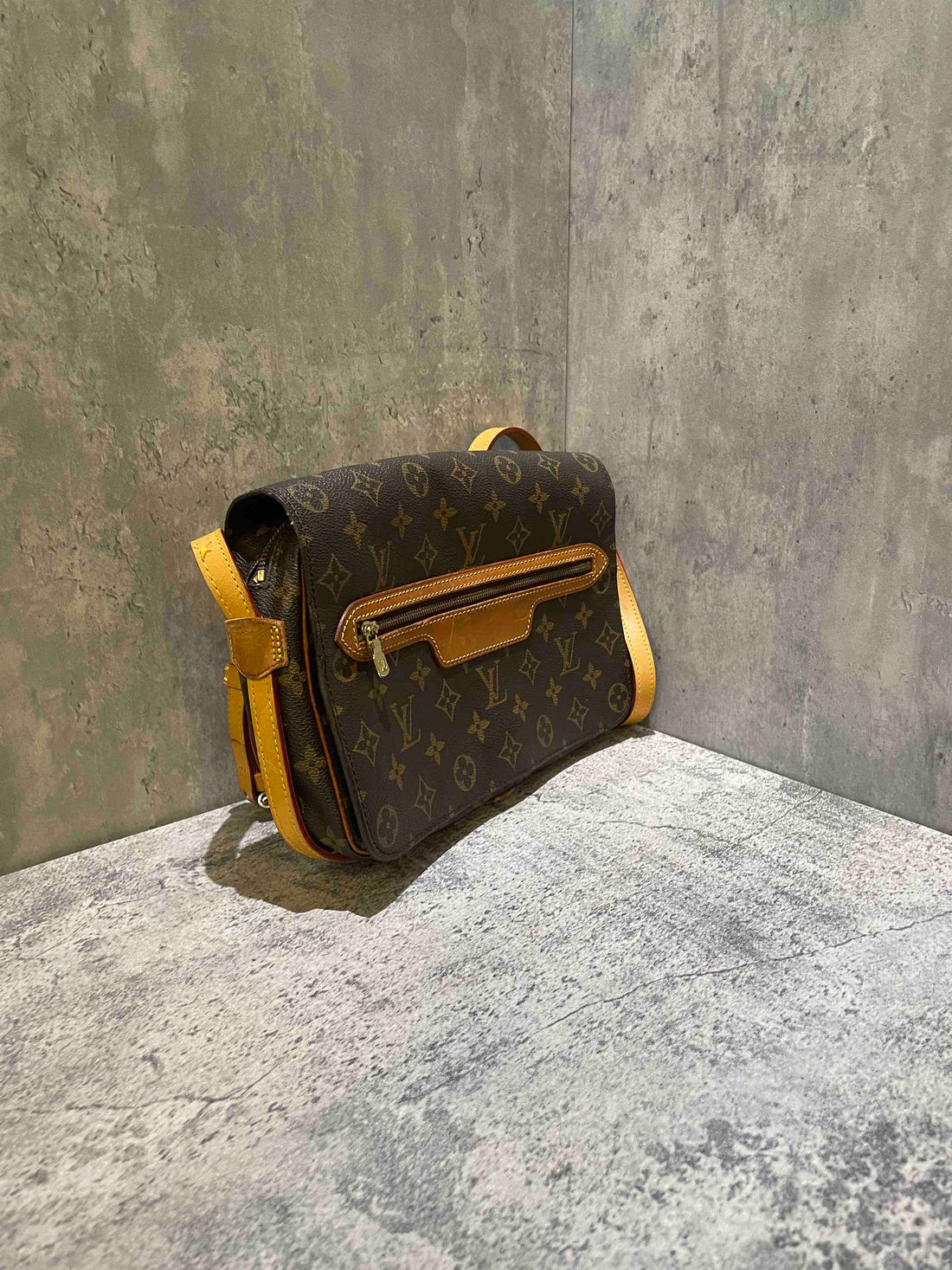 Louis Vuitton Monogram Canvas Crossbody  Brown Medium