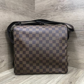 Louis Vuitton Damier Ebene Messenger Bag Brown Large