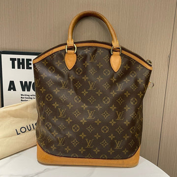 Louis Vuitton Lockit Vertical Monogram Brown Handbag Medium 2006