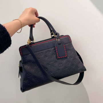 Louis Vuitton Monogram Empreinte Two Way Bag Black Medium