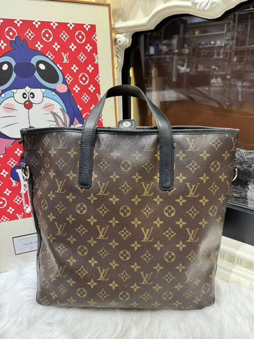 Louis Vuitton Monogram Brown Tote Bag Large
