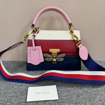 Gucci Queen Margaret Multicolor Leather Handbag Medium