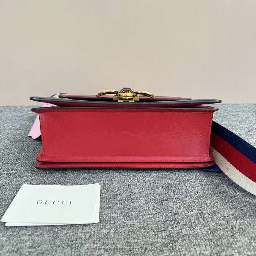 Gucci Queen Margaret Multicolor Leather Handbag Medium