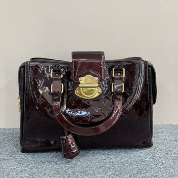 Louis Vuitton Cherry Vernis Leather Handbag Small