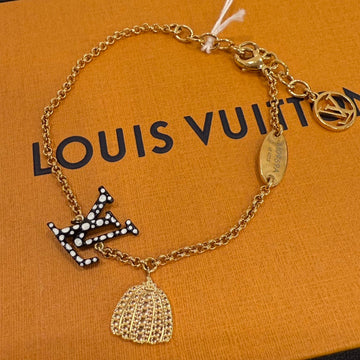 Louis Vuitton Kusama Gold Bracelet 14.5-18.5cm