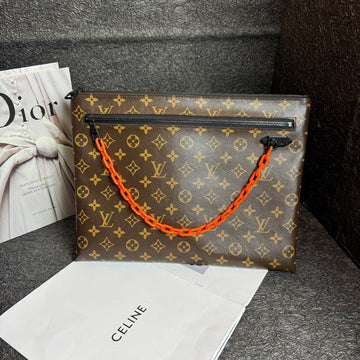 Louis Vuitton Monogram Brown Toiletry Bag 19SS Limited Edition Chain Strap
