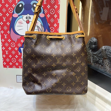 Louis Vuitton Monogram Noe Brown Canvas Bucket Bag Medium