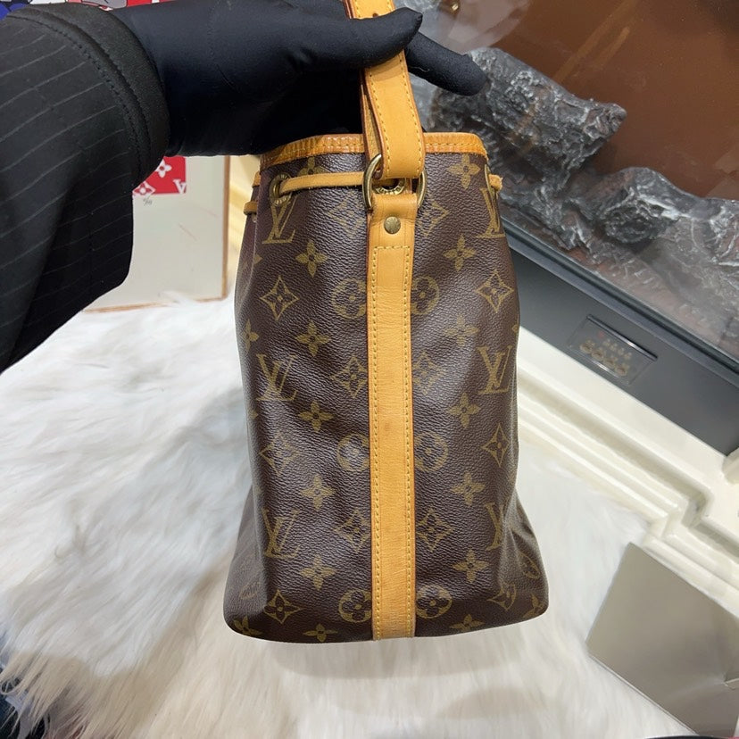 Louis Vuitton Monogram Noe Brown Canvas Bucket Bag Medium