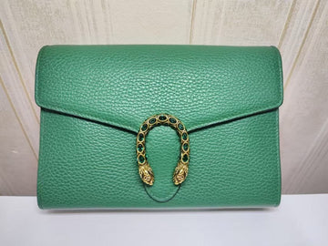 Gucci Dionysus Green Leather WOC Wallet On Chain