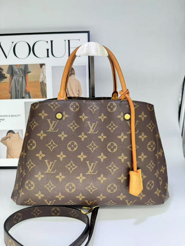 Louis Vuitton Montaigne MM Brown Handbag