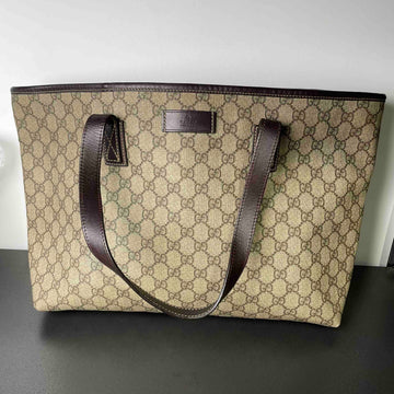 Gucci Monogram Beige Tote Bag