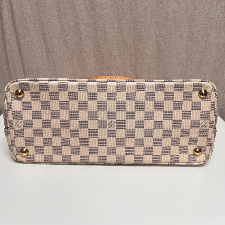 Louis Vuitton Neverfull MM Damier Azur Tote Bag Medium Canvas
